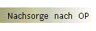 Nachsorge nach OP